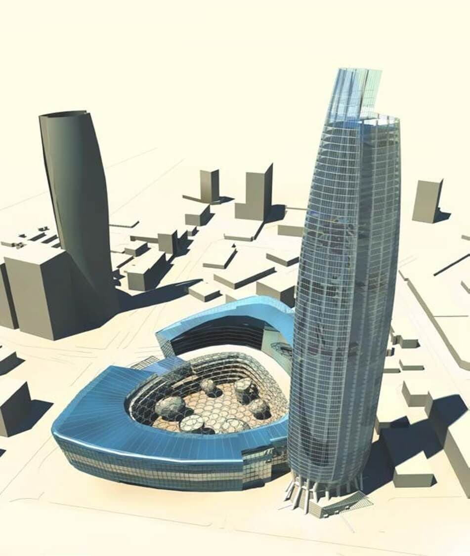 Al-Assima Mall Design, Office tower