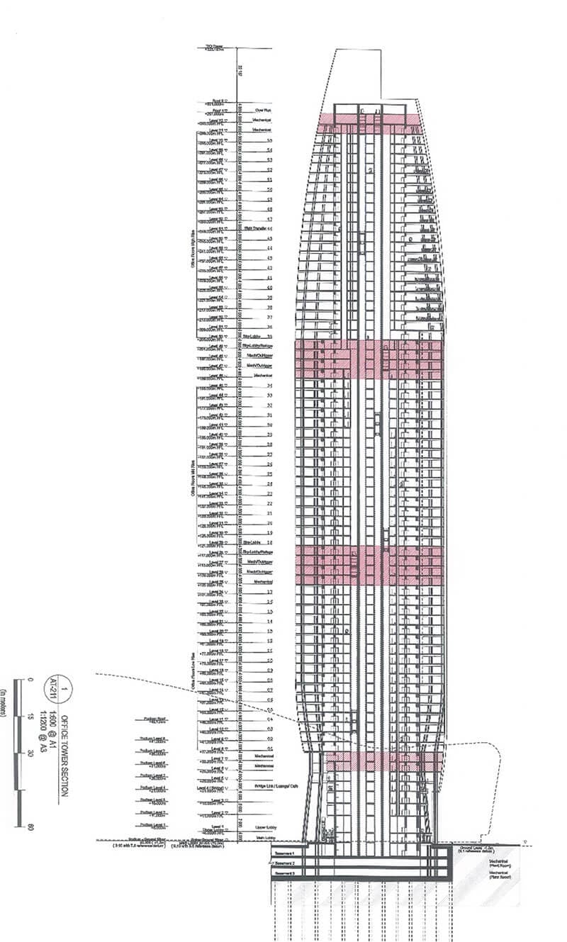 Al-Assima Mall Design, Office tower